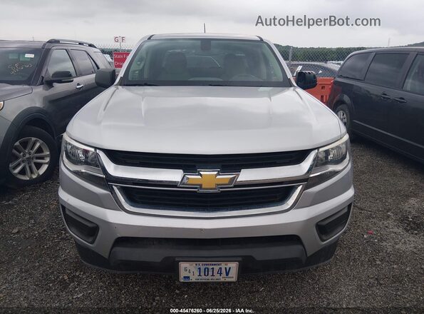 1GCGSBEA6J1258122 2018 CHEVROLET COLORADO Silver Вид щитка приладів