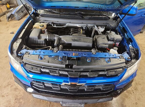 1GCGSBEA6N1261754 2022 CHEVROLET COLORADO Blue უკანა სალონის ხედი