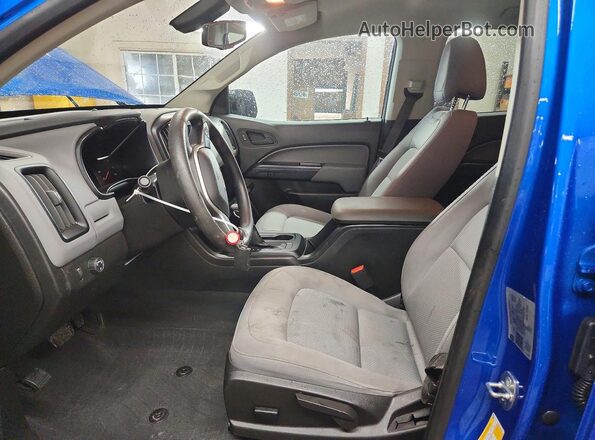 1GCGSBEA6N1261754 2022 CHEVROLET COLORADO Blue წინა სალონის ხედი