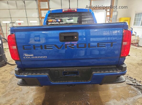 1GCGSBEA6N1261754 2022 CHEVROLET COLORADO Blue უკანა ხედი