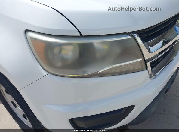 1GCGSBEA7G1265797 2016 CHEVROLET COLORADO White Vista del cuadro de instrumentos