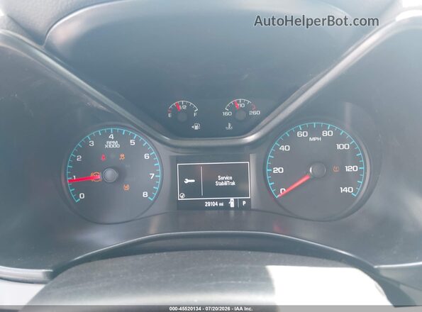 1GCGSBEA7J1260316 2018 CHEVROLET COLORADO Серебряный Вид задних сидений