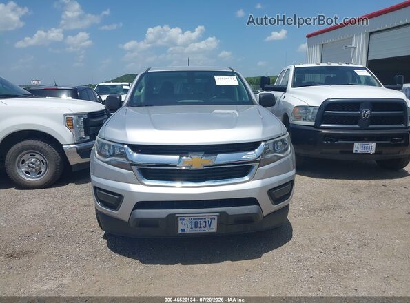 1GCGSBEA7J1260316 2018 CHEVROLET COLORADO Серебряный Вид щитка приборов
