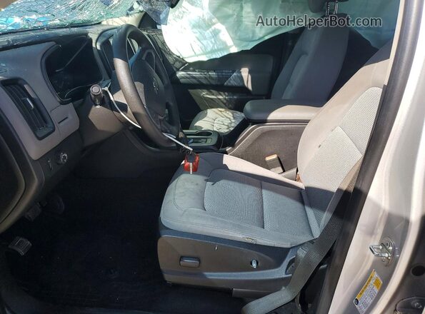 1GCGSBEA7K1107422 2019 CHEVROLET COLORADO Серебряный Вид салона спереди