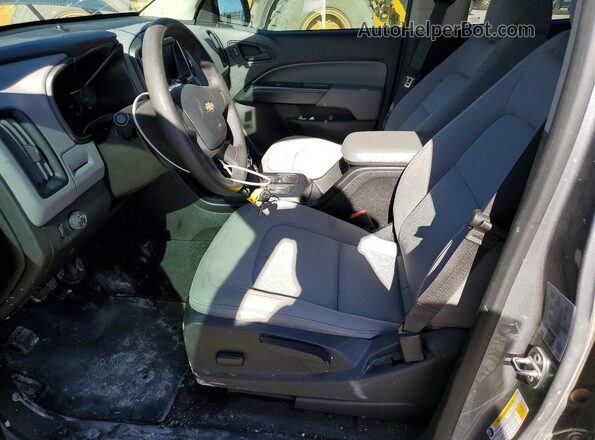 1GCGSBEA7N1281883 2022 CHEVROLET COLORADO Gray Вид салону спереду