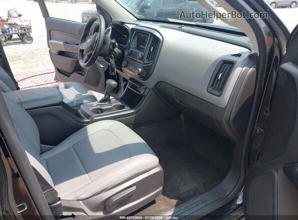1GCGSBEA9G1214253 2016 CHEVROLET COLORADO Black Widok wnętrza z przodu