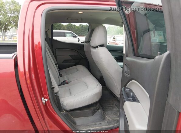 1GCGSBEAXG1284800 2016 CHEVROLET COLORADO Red VIN կոդի պիտակի տեսք