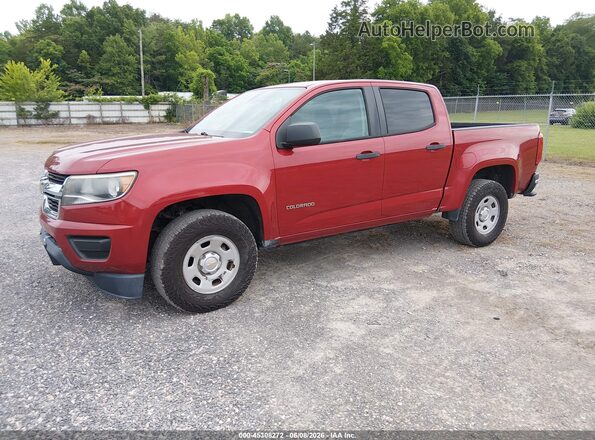1GCGSBEAXG1284800 2016 CHEVROLET COLORADO Red Առջևի ձախ երեք քառորդ տեսարան