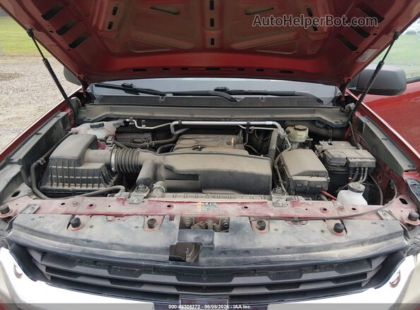 1GCGSBEAXG1284800 2016 CHEVROLET COLORADO Red Հետևի տեսք