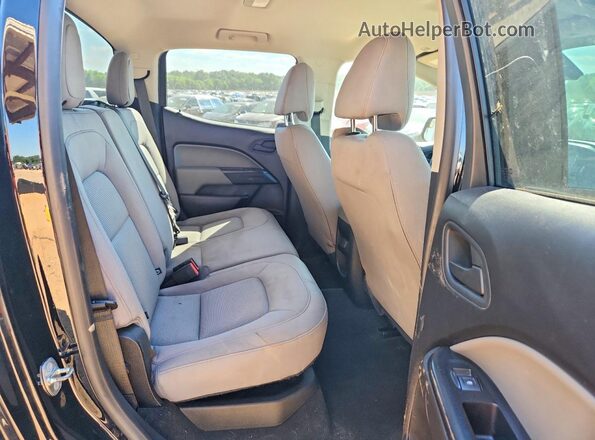 1GCGSBEAXJ1121829 2018 CHEVROLET COLORADO Black Widok tylnych siedzeń
