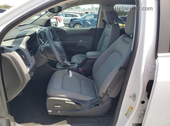 1GCGSBEAXJ1234664 2018 CHEVROLET COLORADO White Вид салону спереду