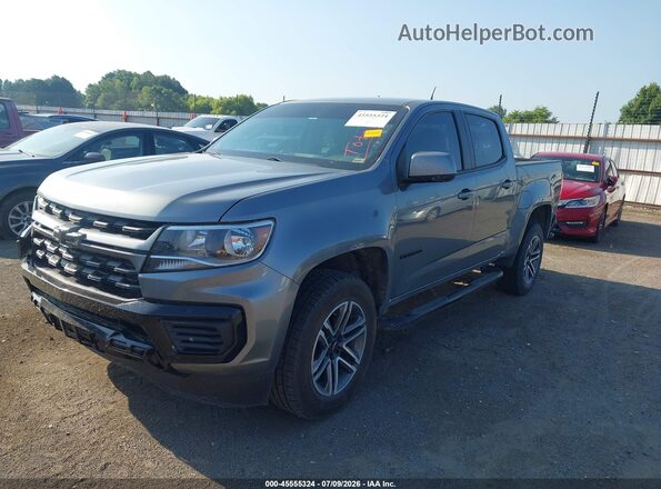 1GCGSBEAXM1125514 2021 CHEVROLET COLORADO Gray Front left