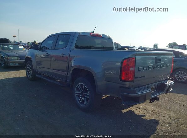 1GCGSBEAXM1125514 2021 CHEVROLET COLORADO Gray Rear left