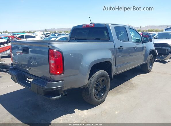 1GCGSBEAXN1302709 2022 CHEVROLET COLORADO Серый Задняя правая четверть