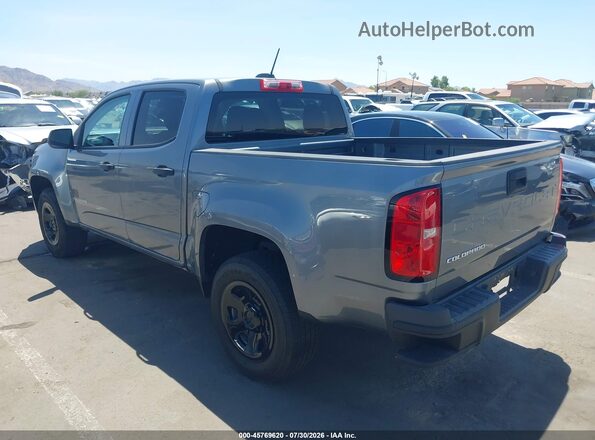 1GCGSBEAXN1302709 2022 CHEVROLET COLORADO Серый Задняя левая четверть