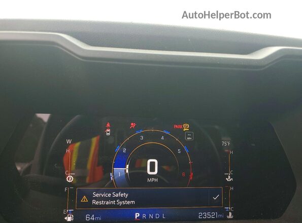 1GCGSBEC0P1176722 2023 CHEVROLET COLORADO Tan Вид щитка приладів