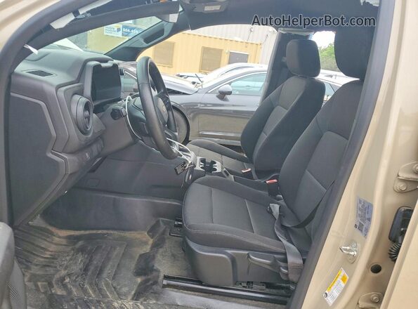 1GCGSBEC0P1176722 2023 CHEVROLET COLORADO Tan Вид салону спереду