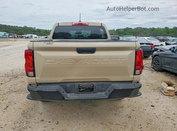 1GCGSBEC0P1176722 2023 CHEVROLET COLORADO Tan Вид ззаду