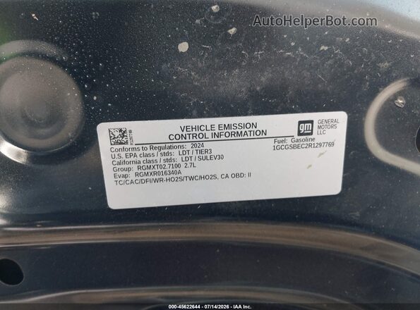 1GCGSBEC2R1297769 2024 CHEVROLET COLORADO Black Engine compartment view