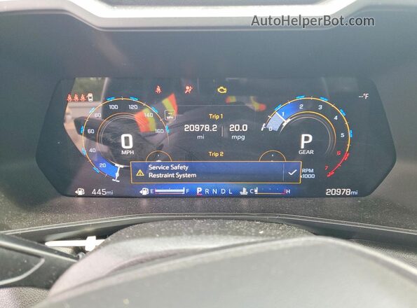 1GCGSBEC2R1309368 2024 CHEVROLET COLORADO White Widok zestawu wskaźników