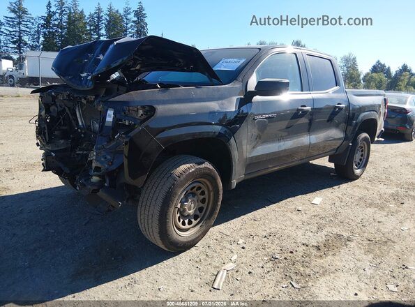 1GCGSBEC4R1232079 2024 CHEVROLET COLORADO Black Առջևի ձախ երեք քառորդ տեսարան