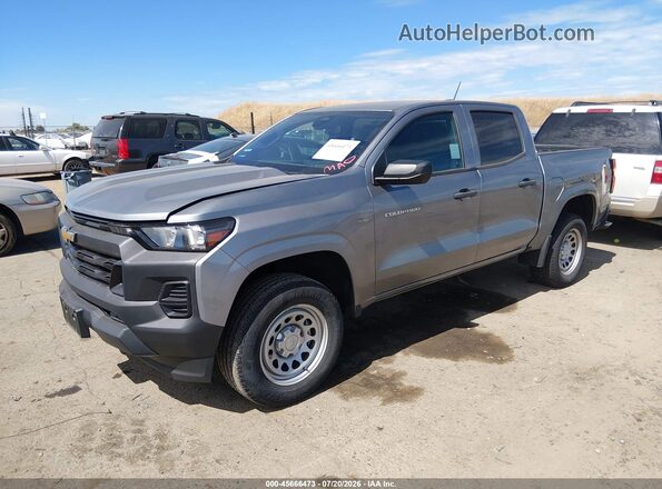 1GCGSBEC6P1261550 2023 CHEVROLET COLORADO Gray Առջևի ձախ երեք քառորդ տեսարան