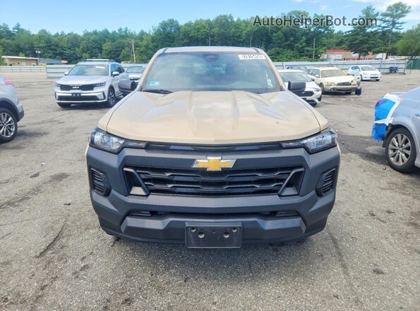 1GCGSBEC6P1264321 2023 CHEVROLET COLORADO Желто-коричневый Вид спереди