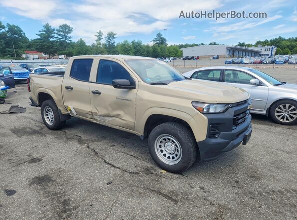 1GCGSBEC6P1264321 2023 CHEVROLET COLORADO Желто-коричневый Передняя правая четверть