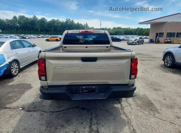 1GCGSBEC6P1264321 2023 CHEVROLET COLORADO Желто-коричневый Вид сзади