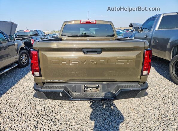 1GCGSBEC6R1243763 2024 CHEVROLET COLORADO Brown Rear view