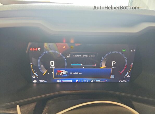 1GCGSBEC6R1243763 2024 CHEVROLET COLORADO Brown Instrument cluster view