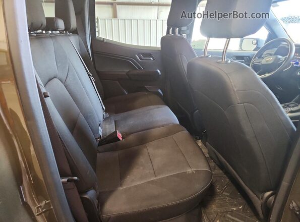 1GCGSBEC6R1243763 2024 CHEVROLET COLORADO Brown Rear seats view