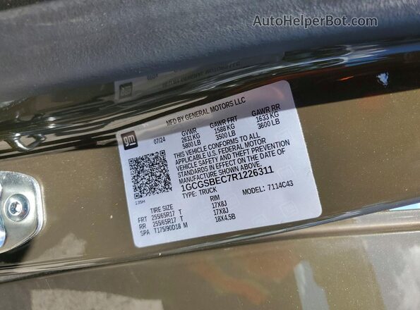 1GCGSBEC7R1226311 2024 CHEVROLET COLORADO Green Շարժիչի բաժամունքի տեսք