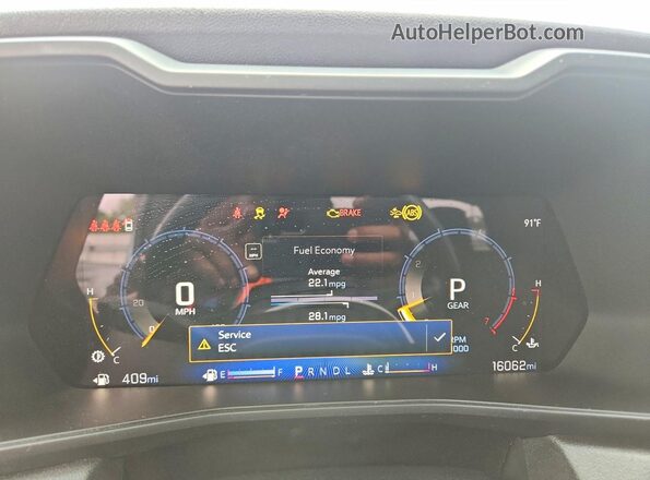 1GCGSBEC7R1299565 2024 CHEVROLET COLORADO Gray Widok zestawu wskaźników