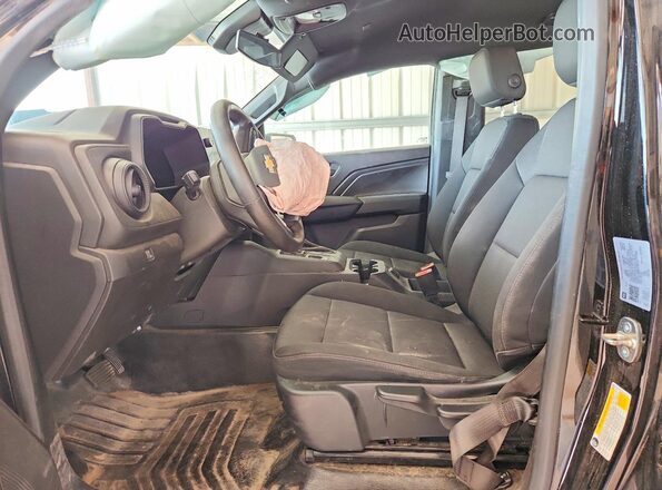 1GCGSBEC8P1175706 2023 CHEVROLET COLORADO Black Front interior view