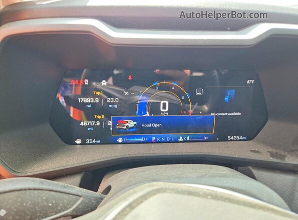 1GCGSBECXR1180389 2024 CHEVROLET COLORADO Белый Вид щитка приборов