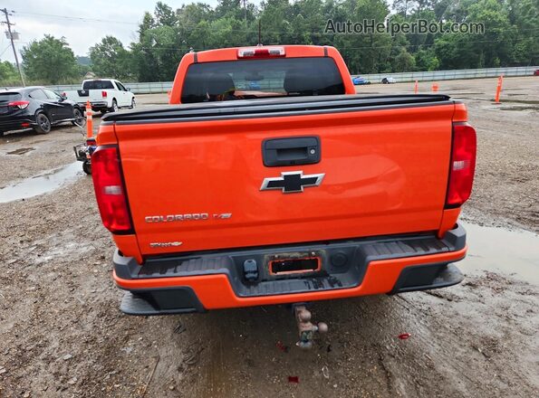 1GCGSBEN0K1274255 2019 CHEVROLET COLORADO Orange უკანა ხედი
