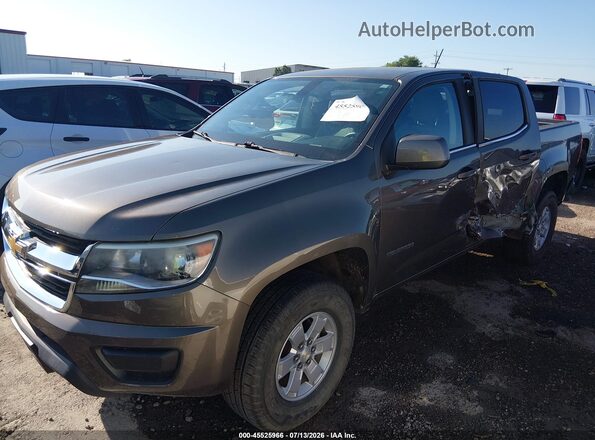 1GCGSBEN1H1222402 2017 CHEVROLET COLORADO Green Առջևի ձախ երեք քառորդ տեսարան