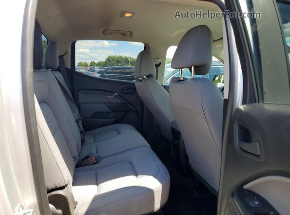 1GCGSBEN3J1229809 2018 CHEVROLET COLORADO Silver Rear seats view