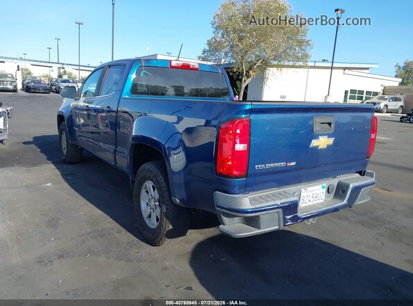 1GCGSBEN4K1313056 2019 CHEVROLET COLORADO Blue Rear left
