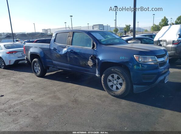 1GCGSBEN4K1313056 2019 CHEVROLET COLORADO Blue Rear interior view