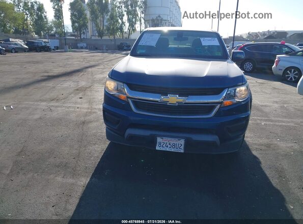1GCGSBEN4K1313056 2019 CHEVROLET COLORADO Blue Instrument cluster view