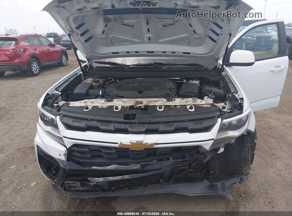 1GCGSBEN4N1112441 2022 CHEVROLET COLORADO White Widok z tyłu