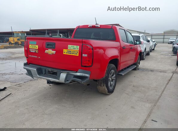 1GCGSBEN5H1153617 2017 CHEVROLET COLORADO Красный Задняя правая четверть