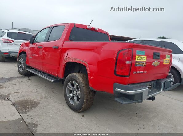 1GCGSBEN5H1153617 2017 CHEVROLET COLORADO Красный Задняя левая четверть