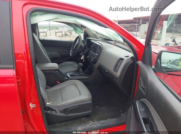 1GCGSBEN5H1153617 2017 CHEVROLET COLORADO Красный Вид салона спереди