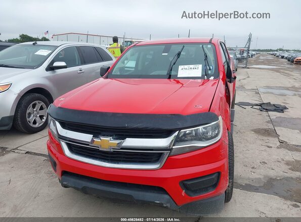 1GCGSBEN5H1153617 2017 CHEVROLET COLORADO Красный Вид щитка приборов