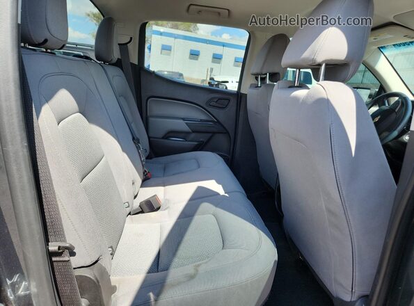 1GCGSBEN5H1226808 2017 CHEVROLET COLORADO Gray უკანა სავარძლების ხედი