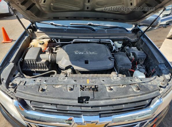 1GCGSBEN5H1226808 2017 CHEVROLET COLORADO Gray უკანა სალონის ხედი
