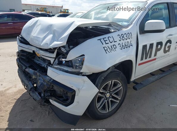 1GCGSBEN6M1123830 2021 CHEVROLET COLORADO White Widok z przodu